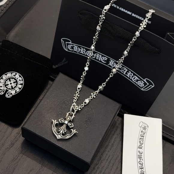 Chrome Hearts Other - Chrome Hearts Silver Cross Pendant Necklace